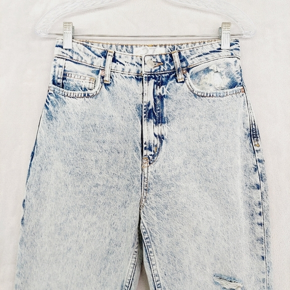 We The Free Free People 27 High Rise My Own Lane Distressed Jeans P3397 - Picture 4 of 12